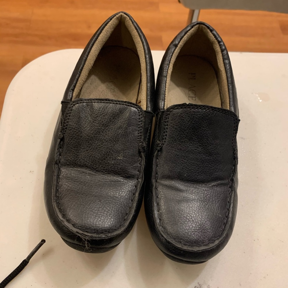 Black loafers size 2
